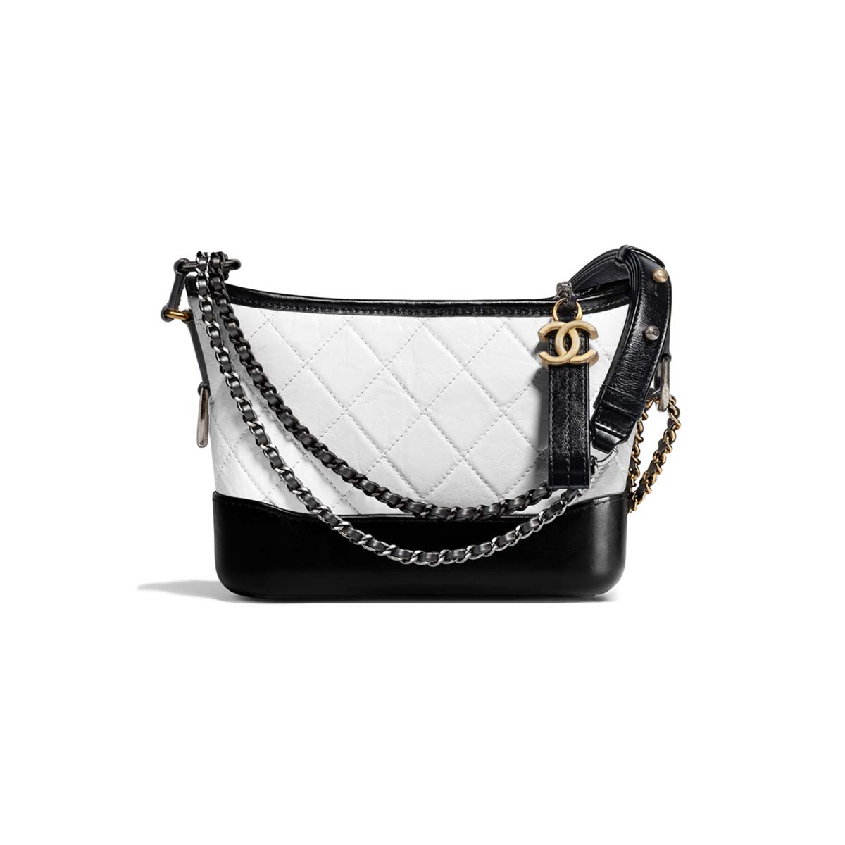 Chanel Gabrielle Hobo Small Bag in Quilted Goatskin Leather - LULUX
