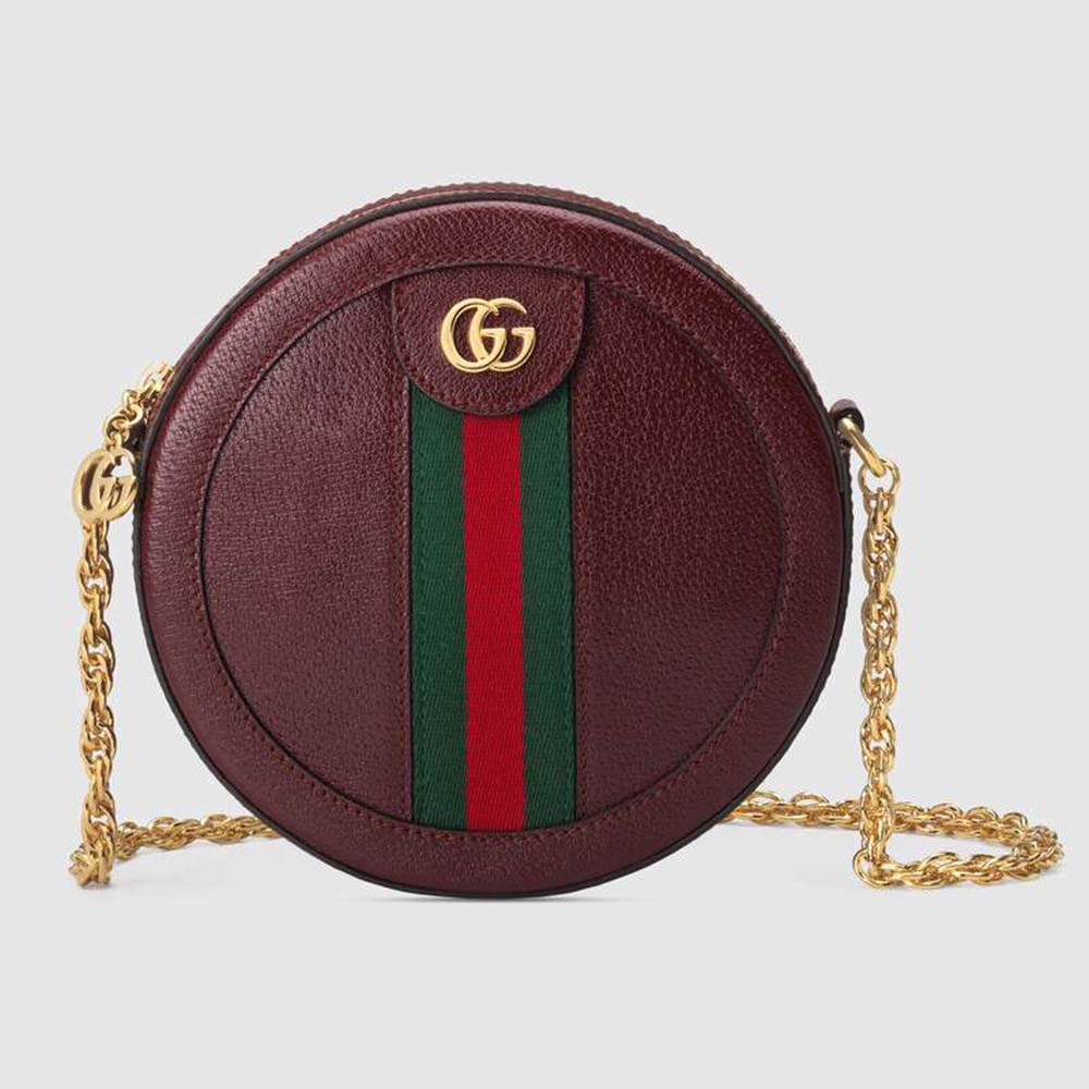 Gucci GG Women Ophidia Mini Round Shoulder Bag - LULUX