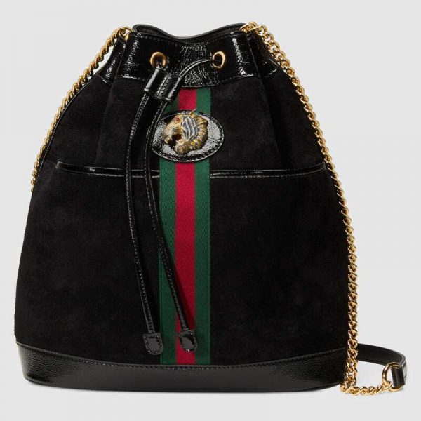 Gucci GG Women Rajah Medium Bucket Bag 