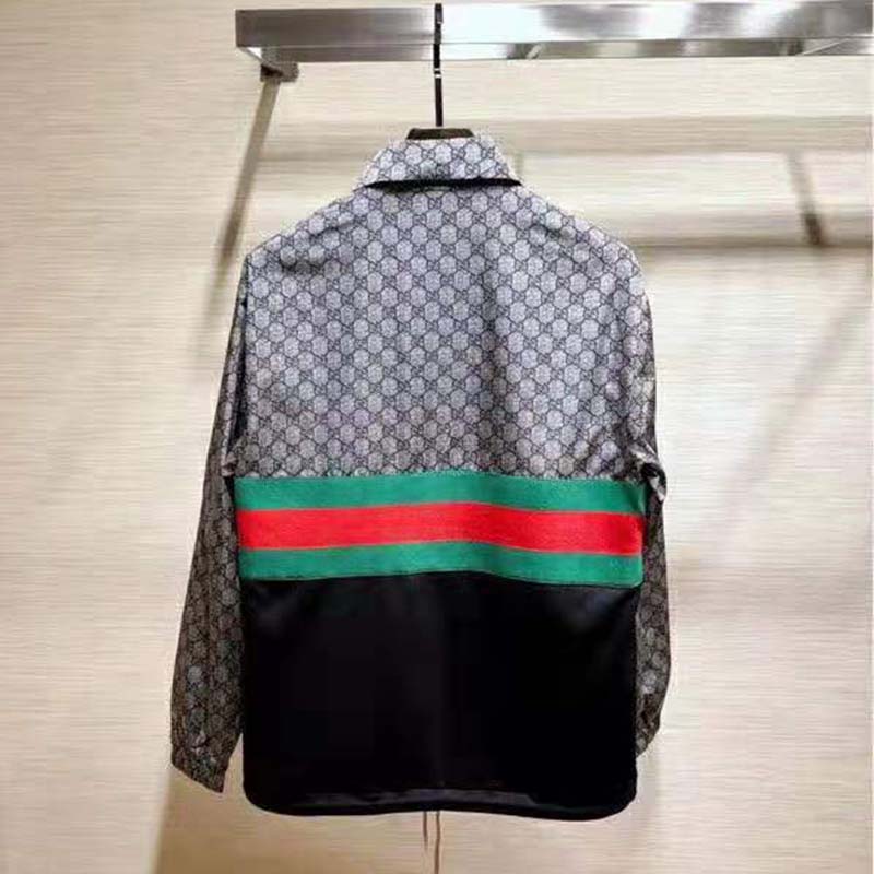 Gucci Men Oversize Technical Jersey Jacket - LULUX