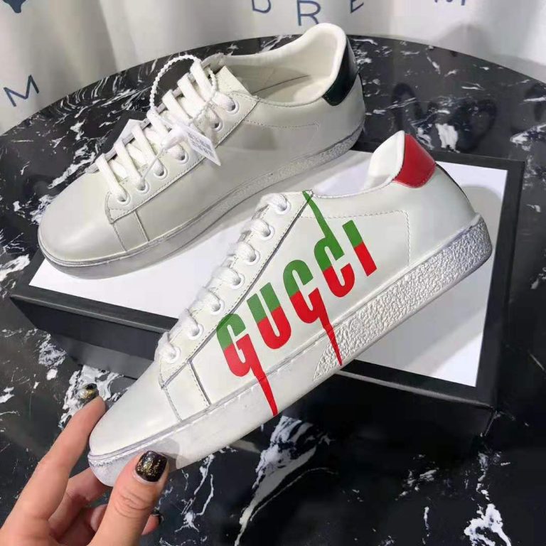 men's ace sneaker with gucci blade