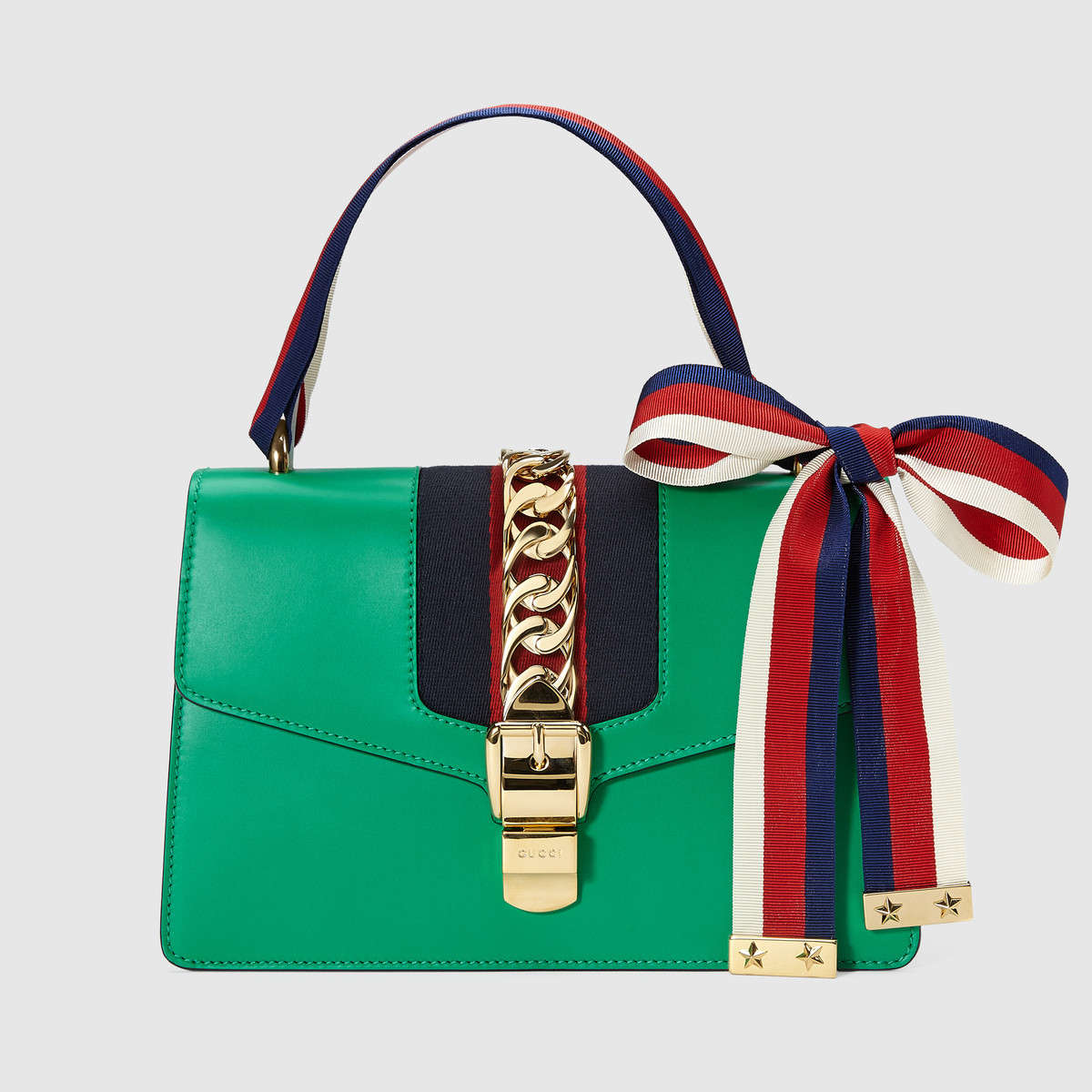 Gucci Sylvie Small Shoulder Bag in Smooth Leather - LULUX