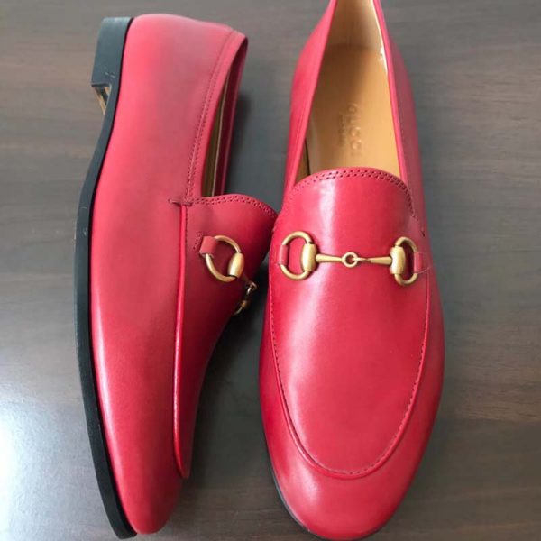 gucci hot pink loafers