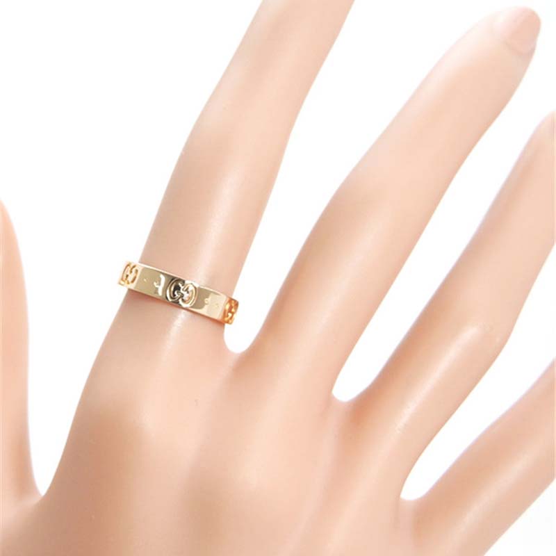 Gucci Women Heart Ring with Gucci Trademark Jewelry Gold LULUX