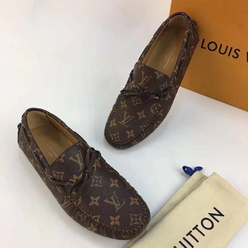 Louis Vuitton Arizona Moccasin, Brown, 10
