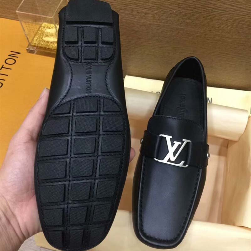 Louis Vuitton Men's Black Leather Racetrack Car Shoe – Luxuria & Co.