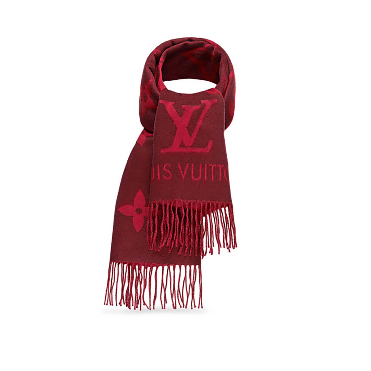 Shop Louis Vuitton MONOGRAM Cold reykjavik scarf (M76342, M74354, M74353)  by Ravie