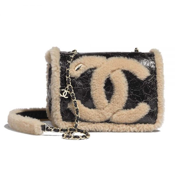 chanel fur purse