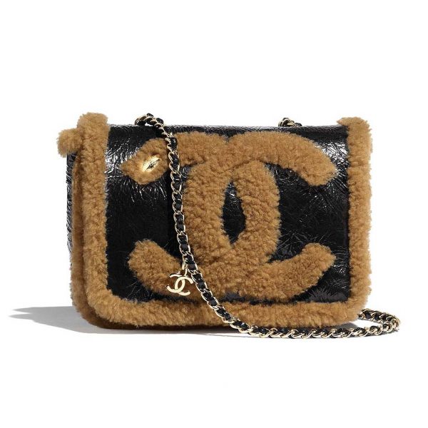 chanel sheepskin bag