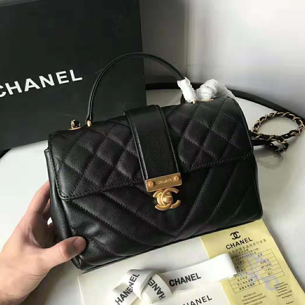 chanel medium flap bag with top handle