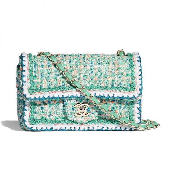 chanel fabric purse