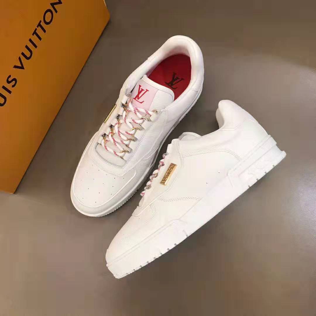 Louis Vuitton LV Men LV Trainer Sneaker Shoes White - LULUX