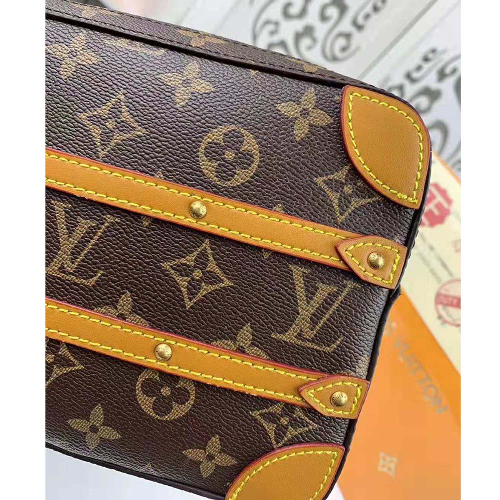 Louis Vuitton Soft Trunk Wallet Monogram Taiga Brown