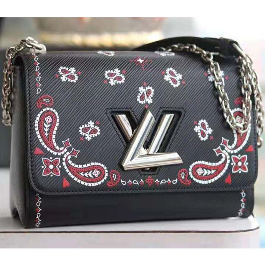 Louis Vuitton Epi Chain Flower Twist Chain Wallet