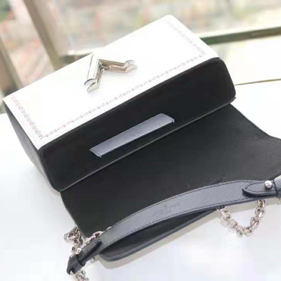 Louis Vuitton LV Women Twist PM Handbag in Epi Leather-White - LULUX