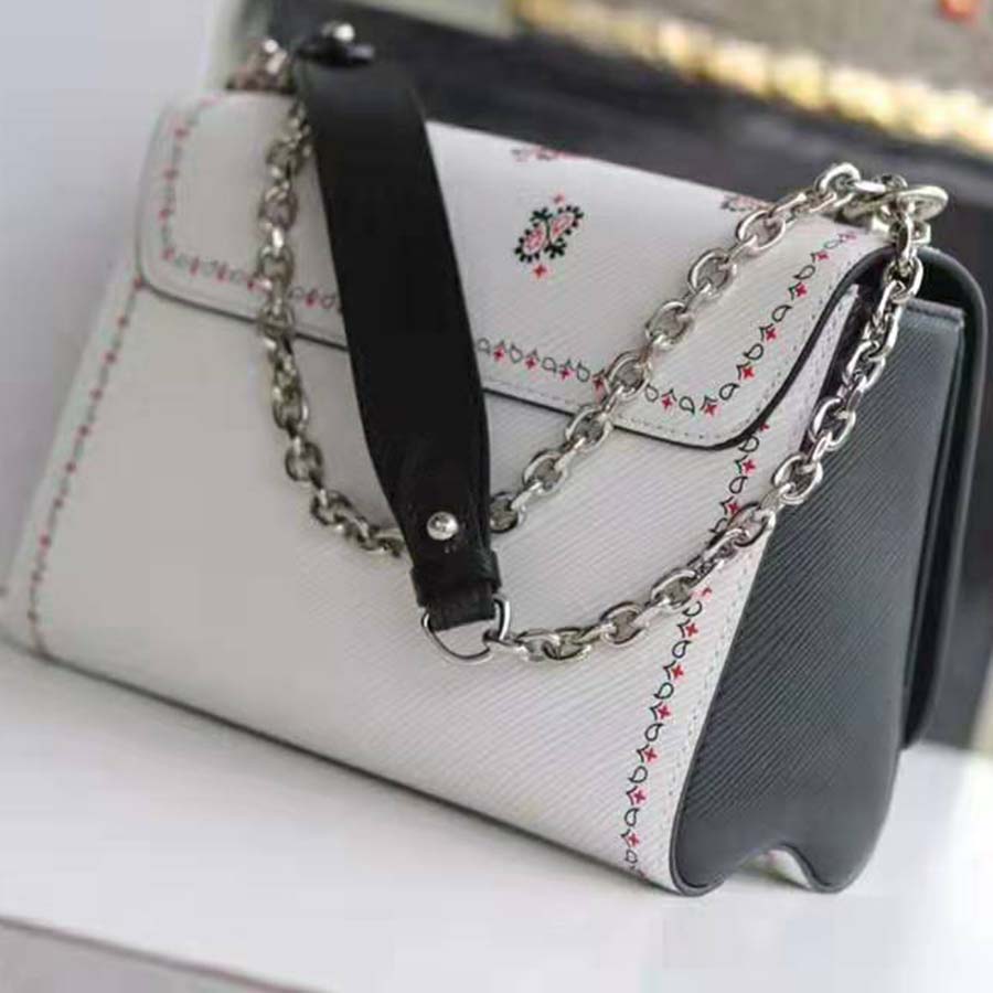 Louis Vuitton LV Women Twist PM Handbag in Epi Leather-White - LULUX