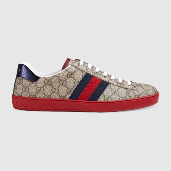 mens gucci canvas sneakers