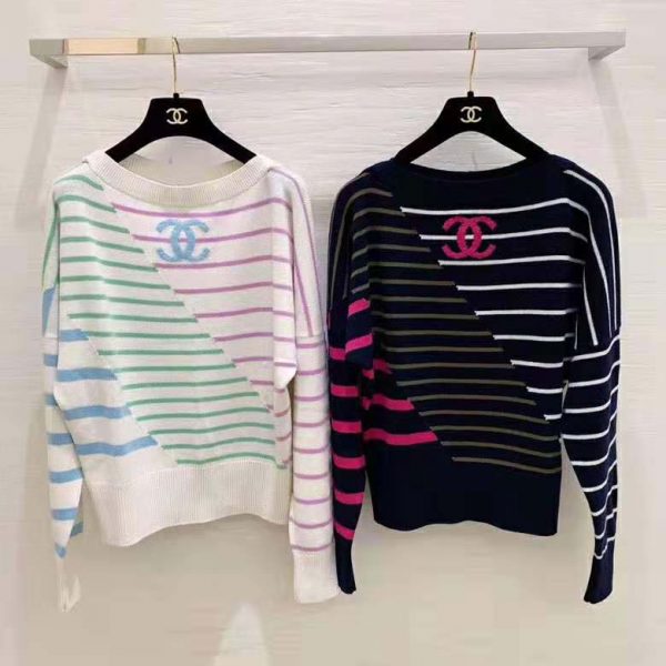 white chanel sweatshirt