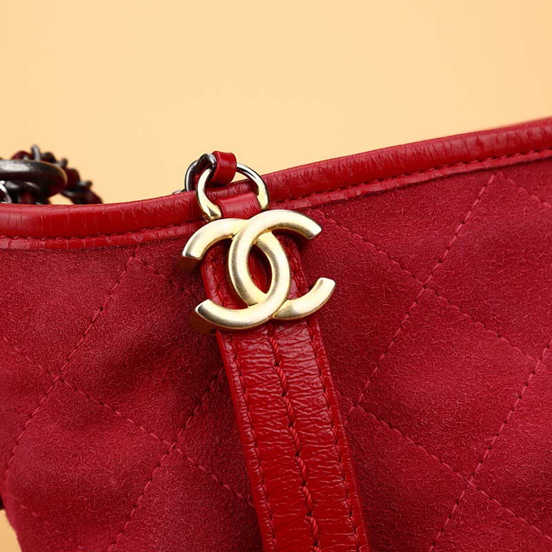 chanel gabrielle bag red