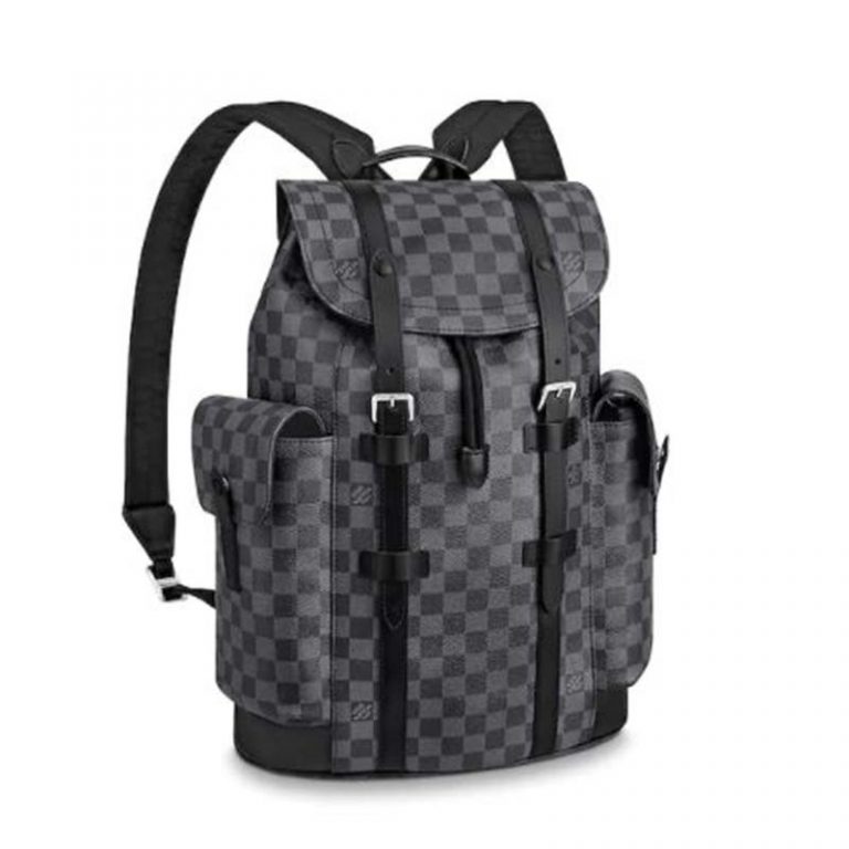 Louis Vuitton LV Men Christopher PM Backpack in Monogram Canvas LULUX