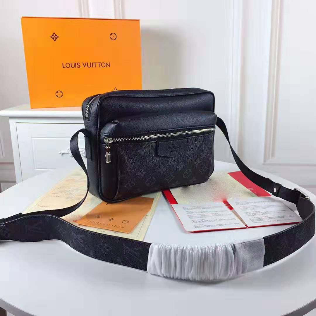Louis Vuitton Men's Leather Messenger Bag | IQS Executive