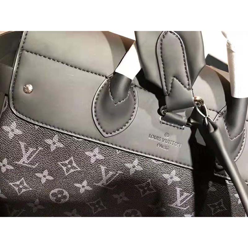 Louis Vuitton LV Men Steamer Backpack in Monogram Eclipse Canvas-Grey ...