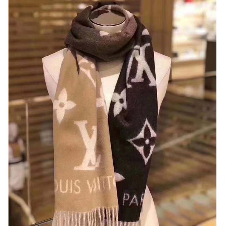 Louis Vuitton Monogram Gradient Scarf - Couture USA