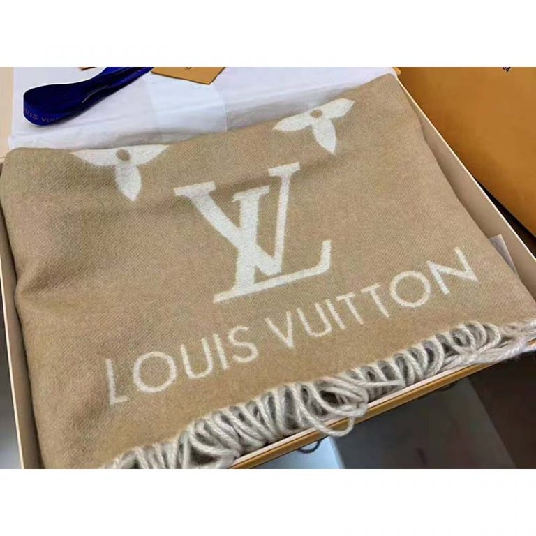 Louis Vuitton Lv Logo Duo Scarf M73886