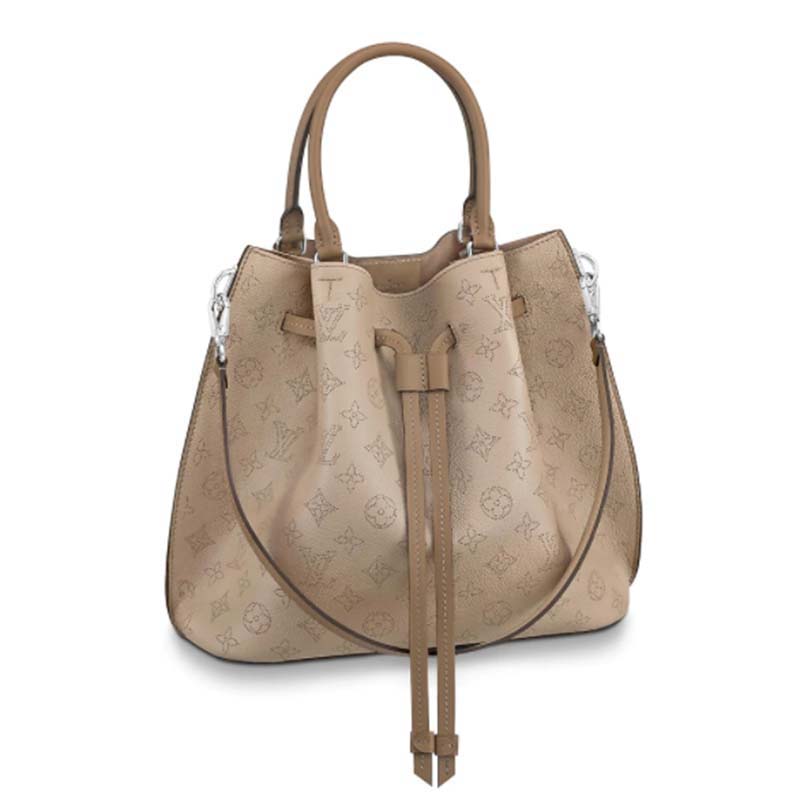 Louis Vuitton LV Women Girolata Bucket Bag in Mahina Calfskin - LULUX