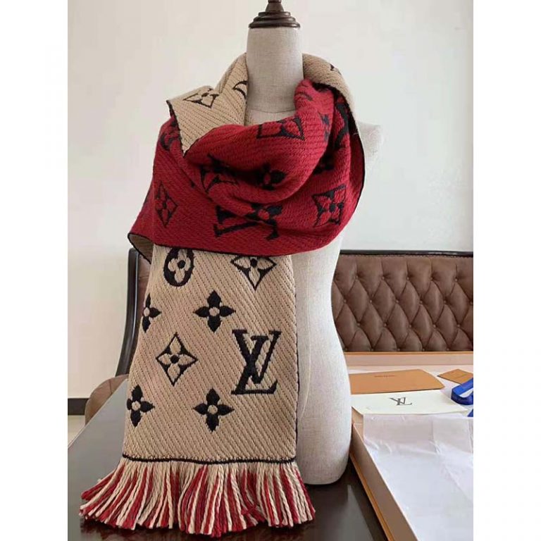 Logomania cashmere scarf