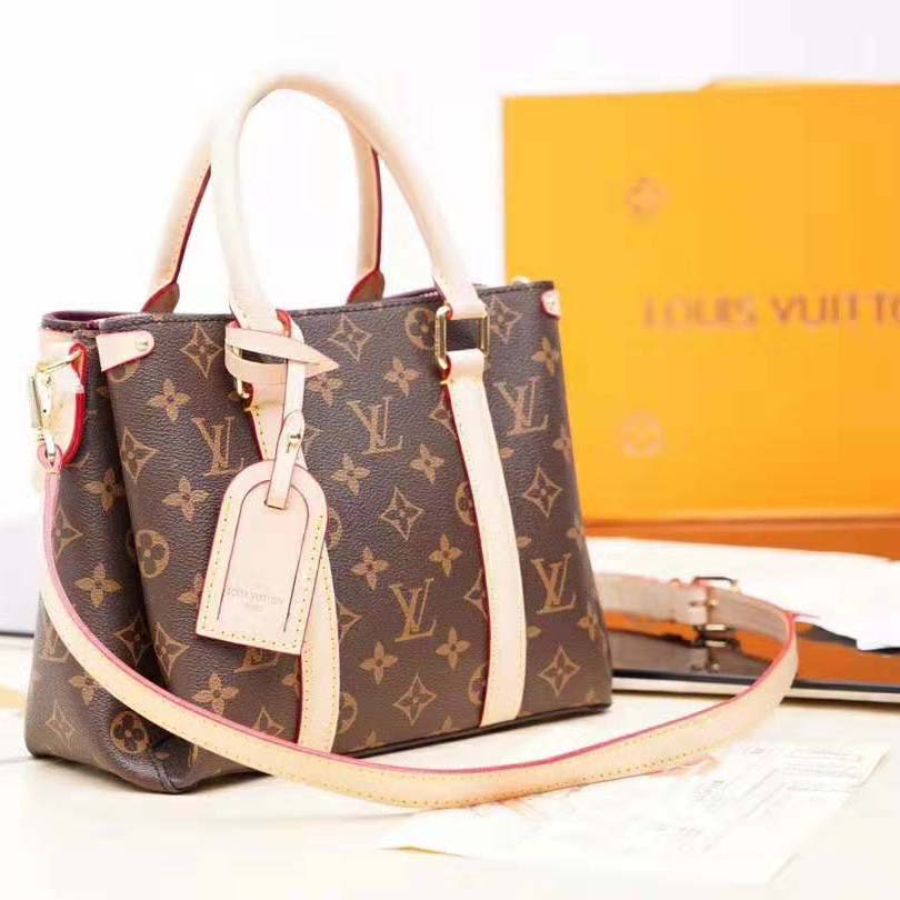 Louis Vuitton LV Women Open Handbag BB in Monogram Canvas-Brown - LULUX