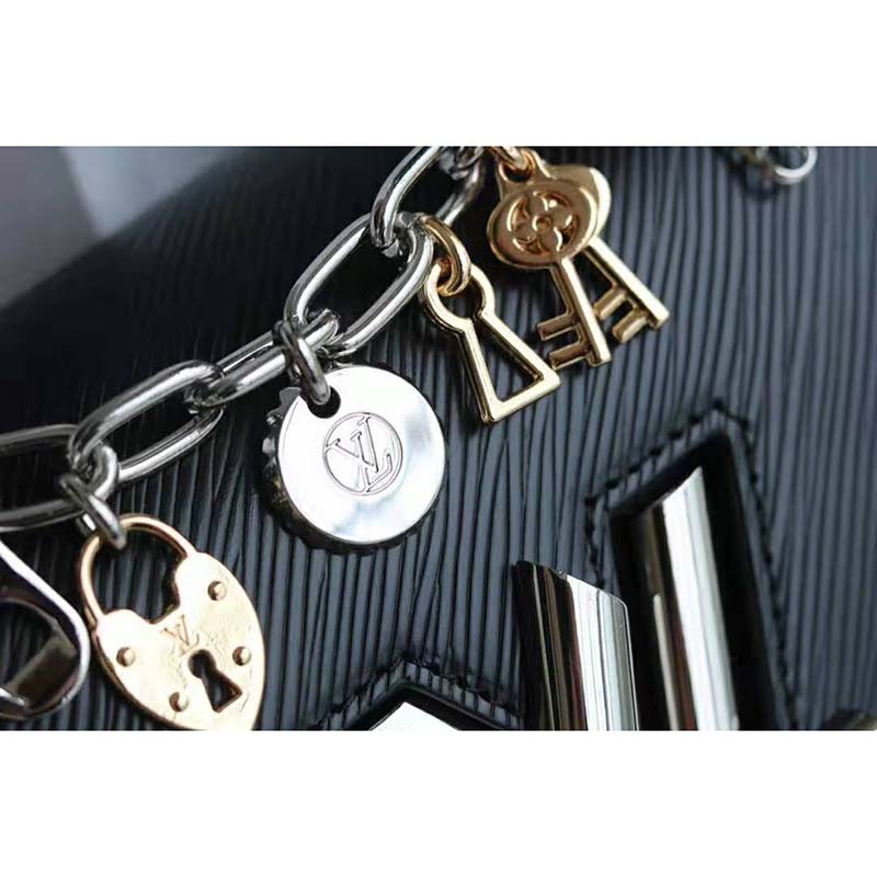 Louis Vuitton LV Women Twist MM LV Love Lock Charms Handbag in Epi ...