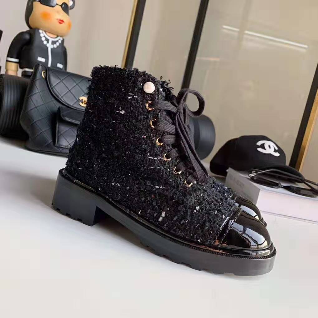 chanel short boots 2019