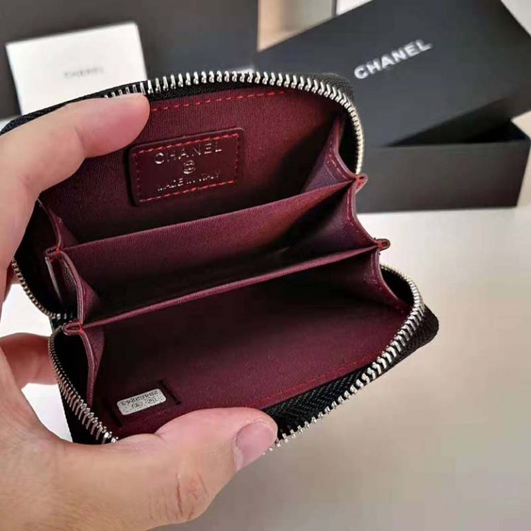 chanel classic zip coin purse