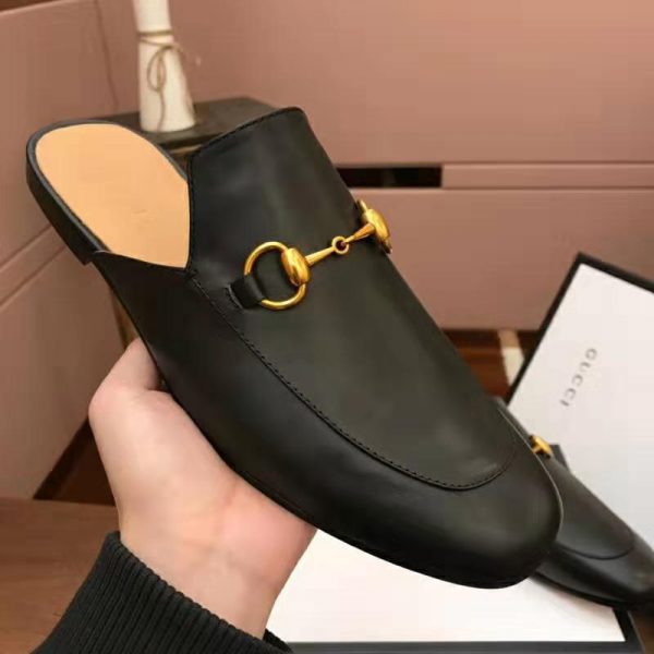 gucci leather horsebit slipper