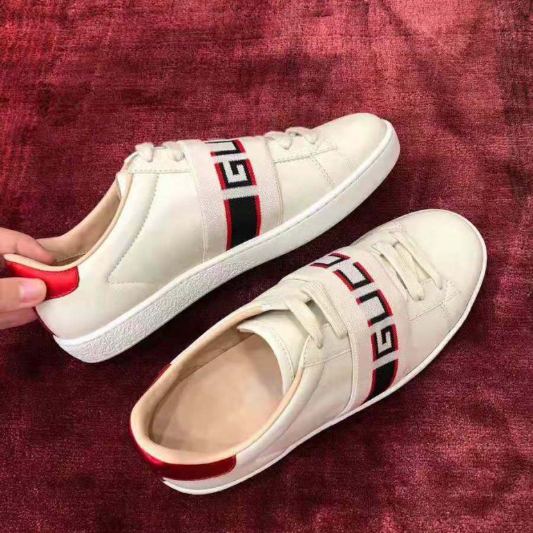 gucci ace stripe sneakers