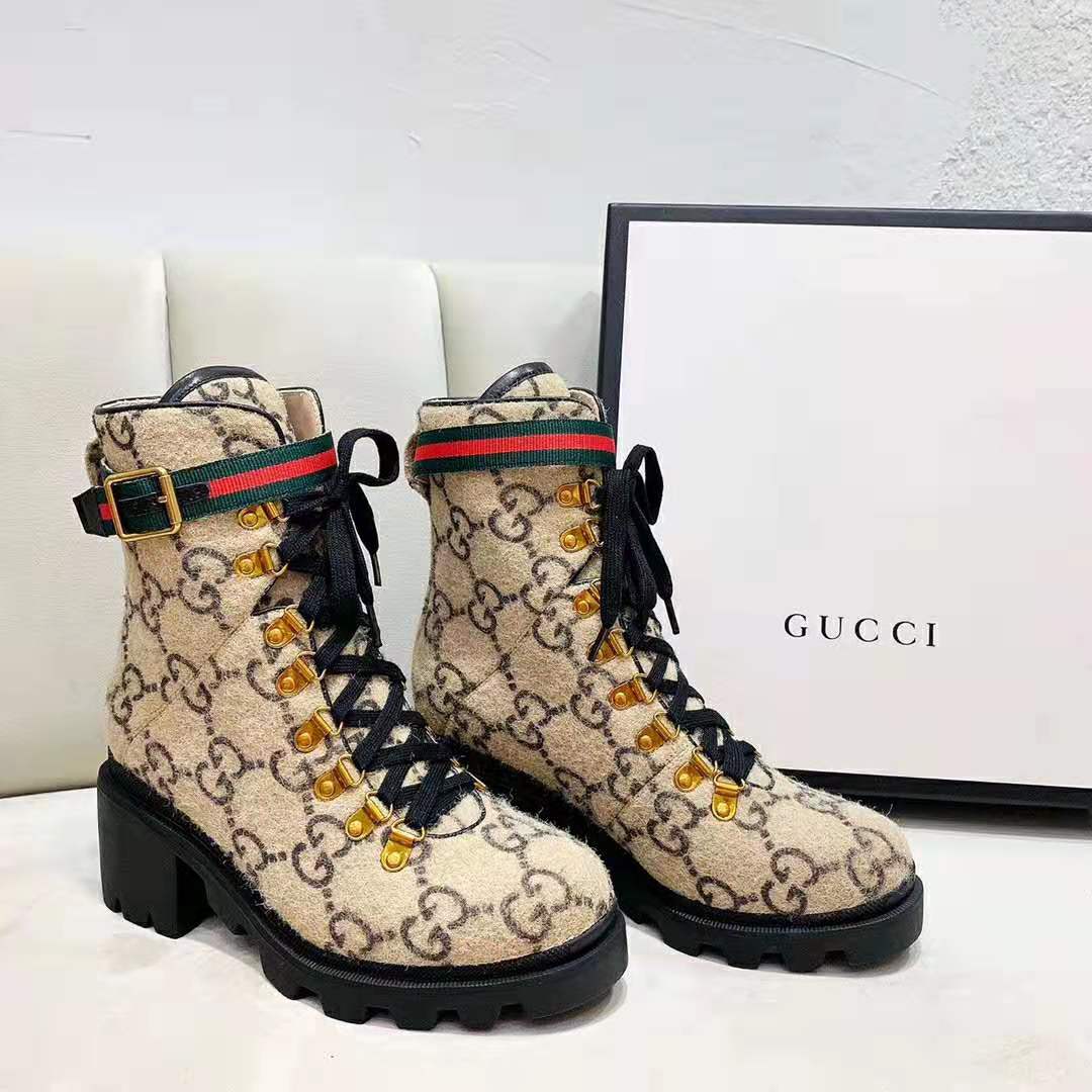 gucci wool booties