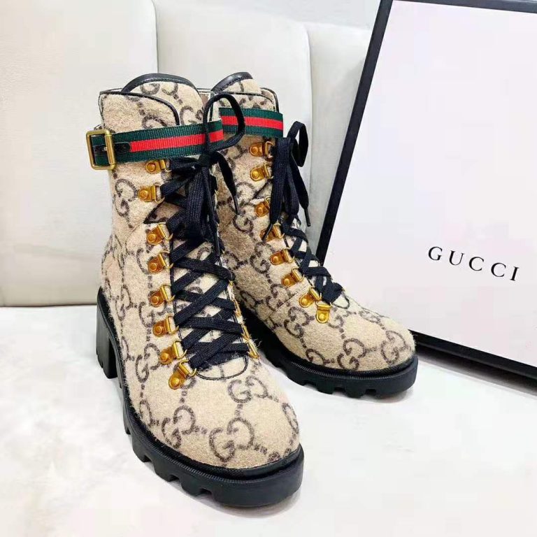 gucci wool booties