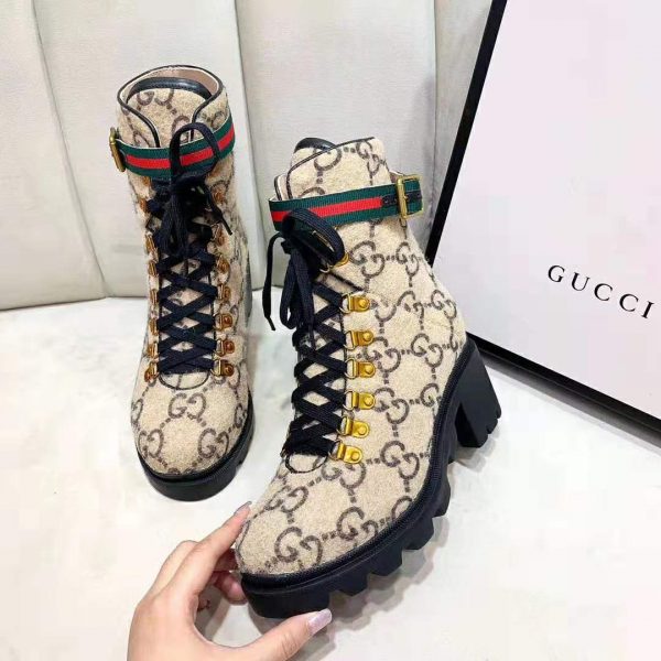 gucci wool boots