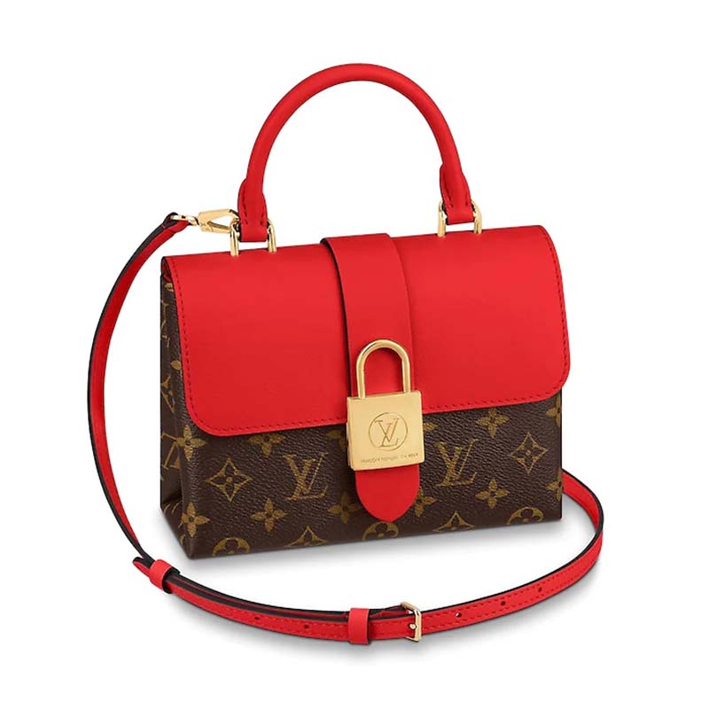 Louis Vuitton LV Women Locky BB Bag in Monogram Coated Canvas and Smooth Cowhide Leather - LULUX