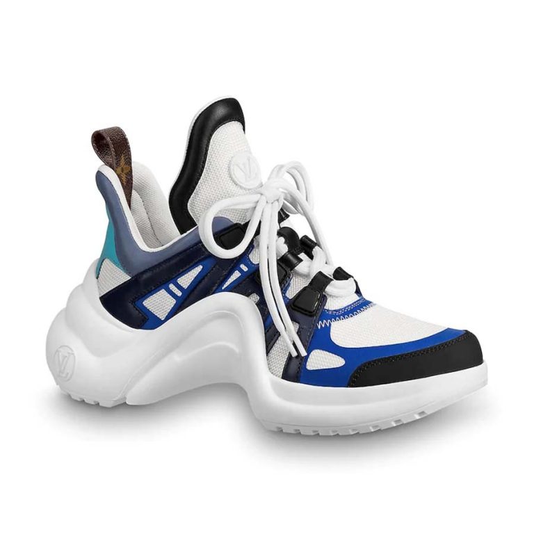 Louis Vuitton LV Unisex LV Archlight Sneaker in Calf Leather and Technical  Fabric-Blue - LULUX
