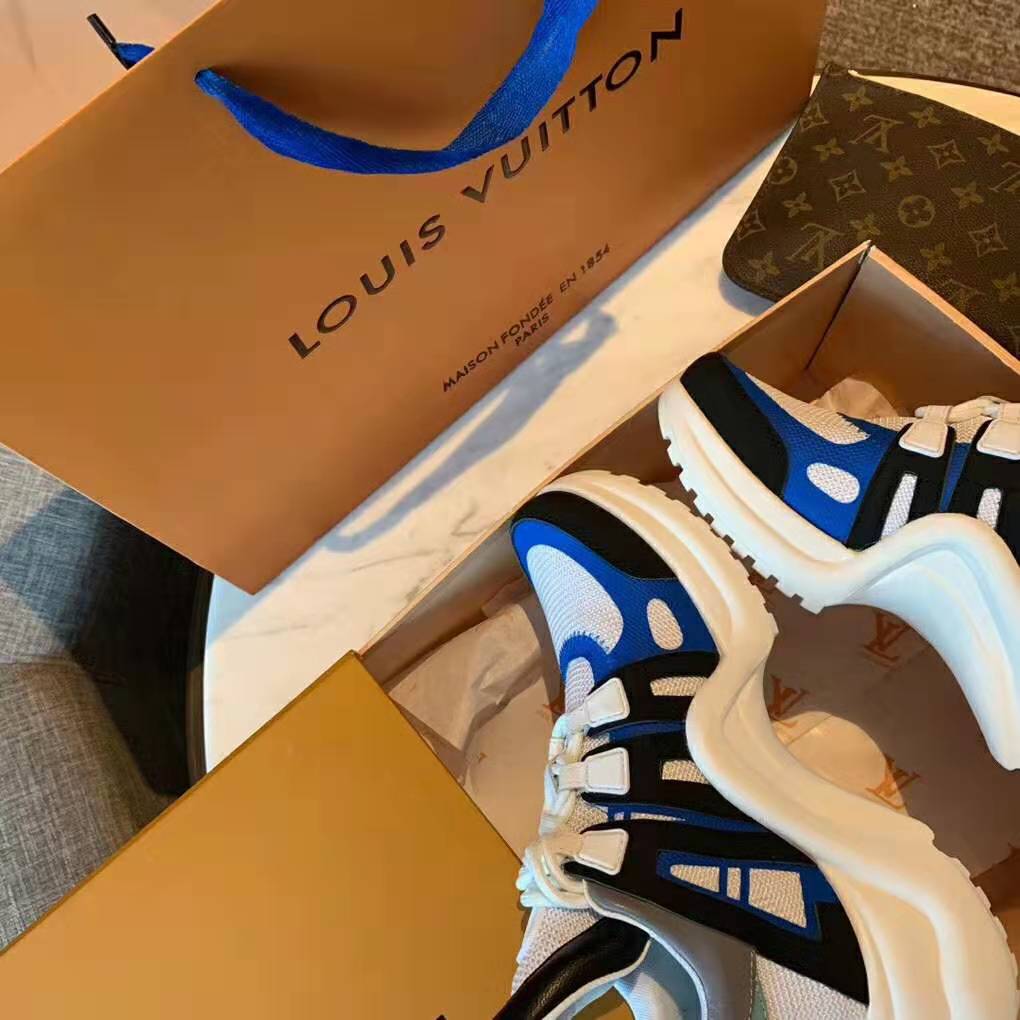 Louis Vuitton Archlight (Silver SS18) sneakers unboxing and men's