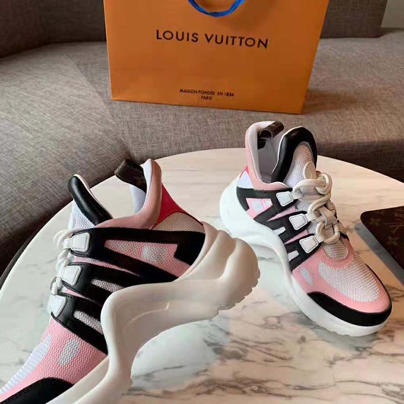 Louis Vuitton LV Unisex LV Archlight Sneaker in Calf Leather and ...