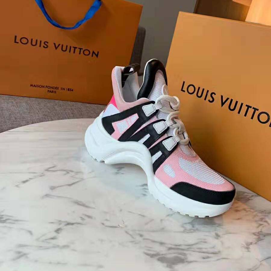 Louis Vuitton LV Unisex LV Archlight Sneaker in Calf Leather and ...