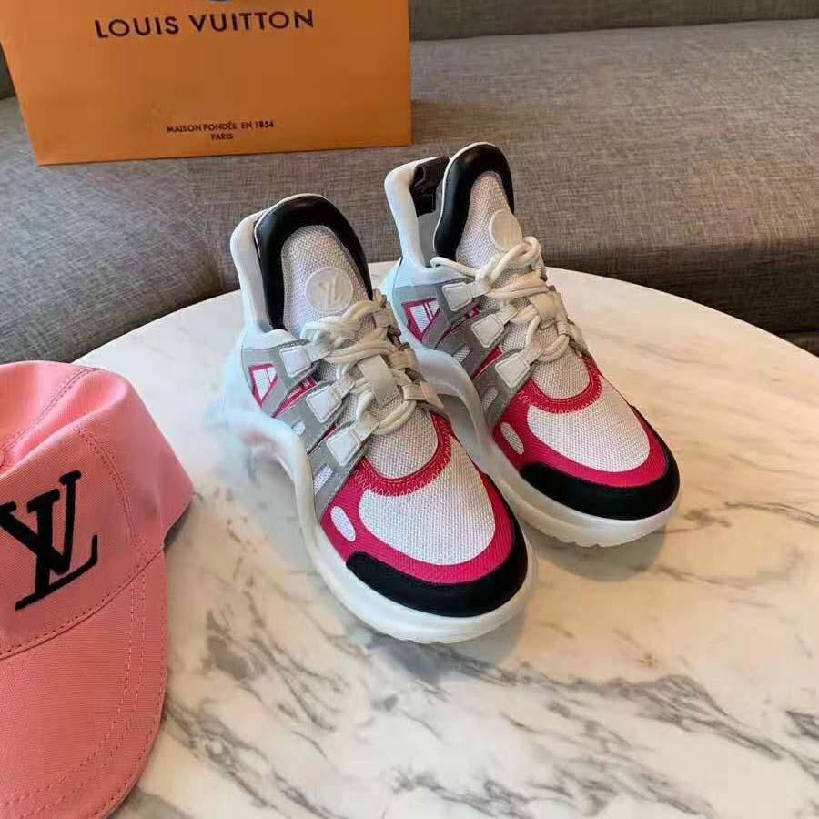 Louis Vuitton LV Unisex LV Archlight Sneaker in Technical Fabric and ...