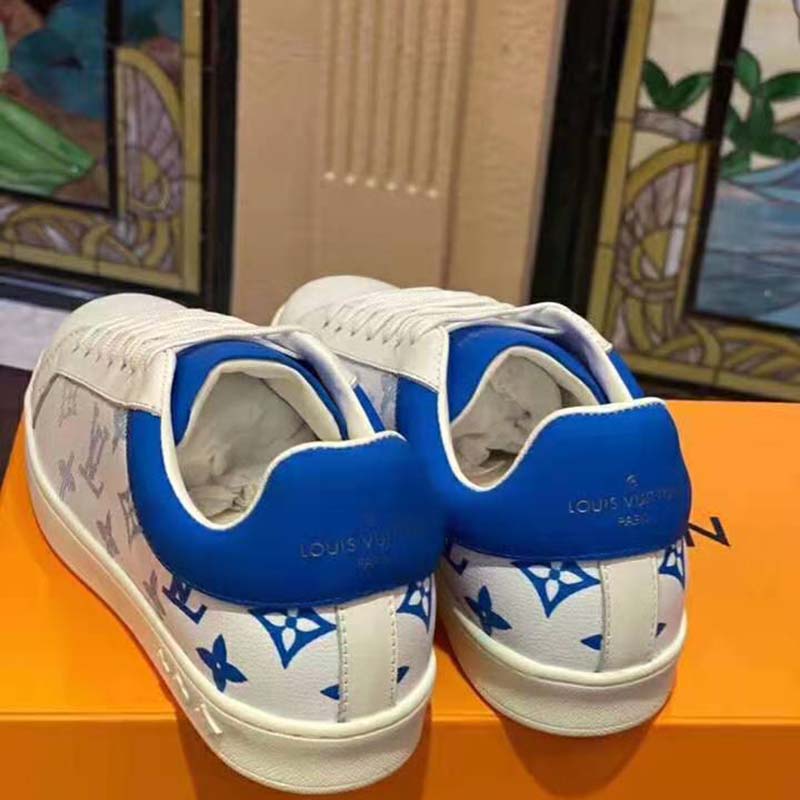Buy Louis Vuitton Luxembourg Sneaker 'White Blue' - 1A34HY