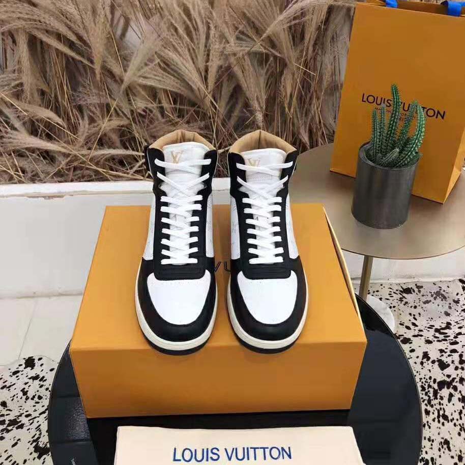 Louis Vuitton Men's Monogram Empreinte Rivoli Sneaker Boot