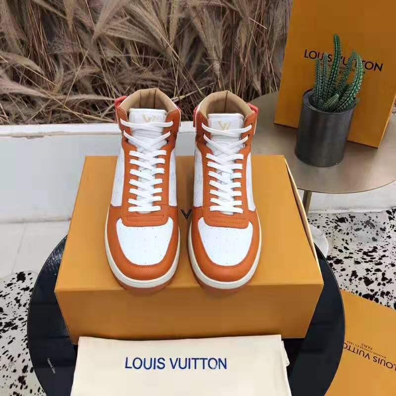 New Authentic Louis Vuitton Rivoli Sneaker Boot LV Sz 12 = US 13