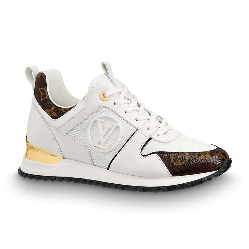 Run away leather high trainers Louis Vuitton White size 7.5 UK in Leather -  37411342