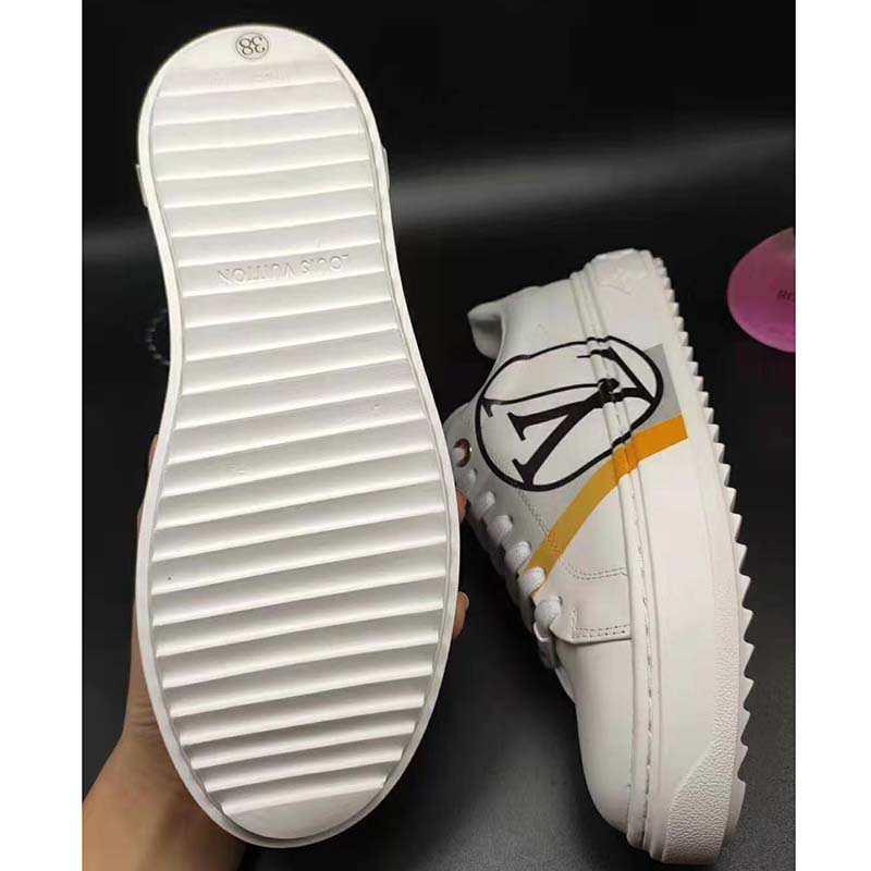 Authentic Louis Vuitton Escale Time Out Monogram Women Sneakers Size 37